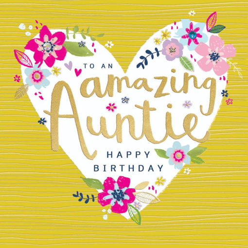 Picture of AMAZING AUNT BIRTHDAY CARD